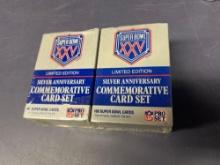 (2) Sealed Boxes of Super Bowl Card Sets