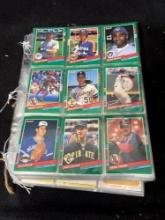 Assorted Pages Of Don Russ Baseball Cards & Misc.