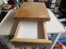 Heavy Duty Cutting Board w/ Drawer