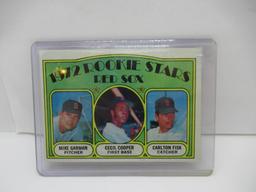 1972 Topps #79 CARLTON FISK Red Sox Rookie Vintage Baseball Card