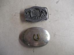 2 Belt Buckles