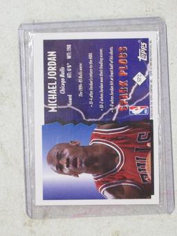 Rare 1996-97 Topps Spark Plugs Michael Jordan Chicago Bulls Insert Basketball Card