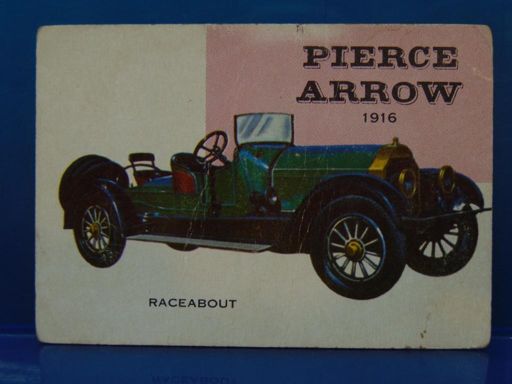 1953 Topps World On Wheels Card #64 Pierce Arrow