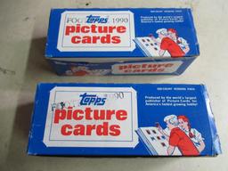 2 Boxes of 1990 Topps Football Picture Cards