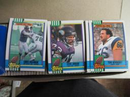 2 Boxes of 1990 Topps Football Picture Cards