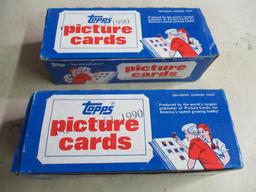 2 Boxes of 1990 Topps Football Picture Cards
