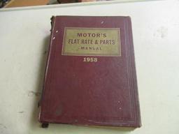 Motor's Flat Rate & Parts 1958