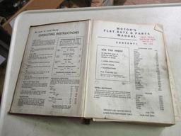 Motor's Flat Rate & Parts 1958