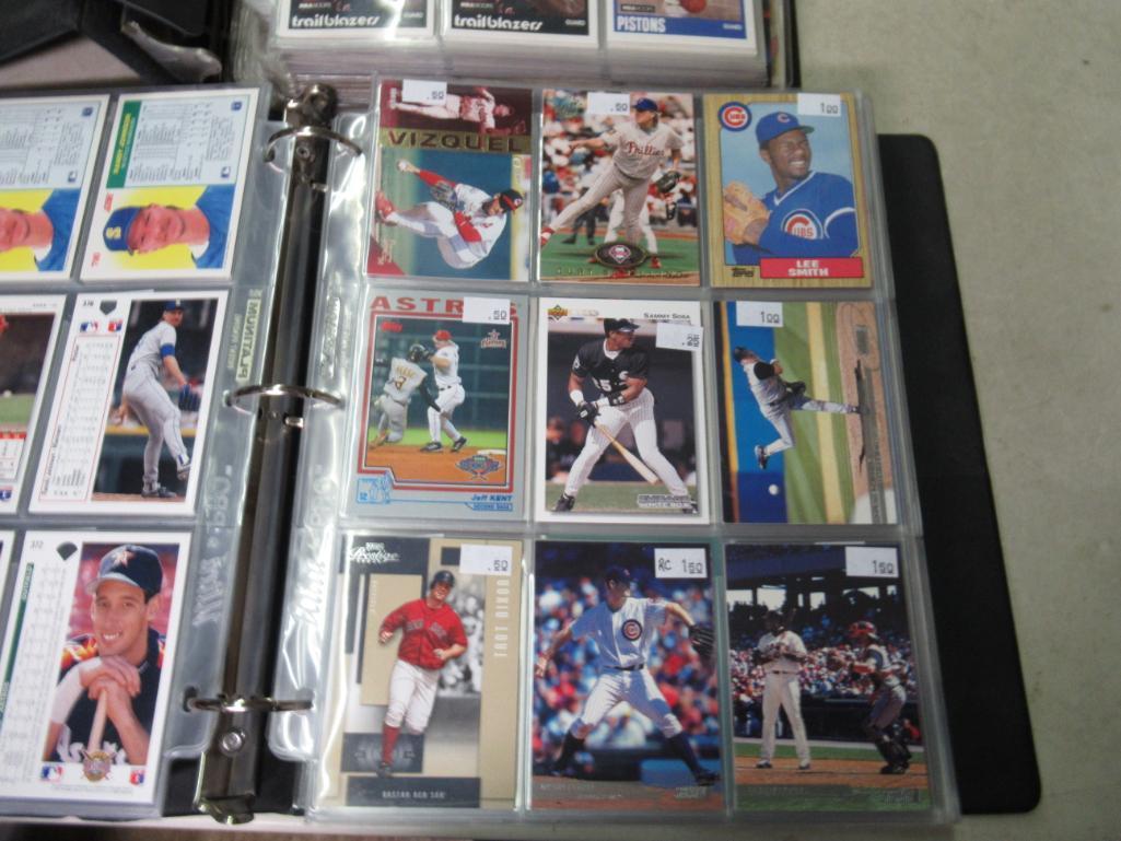 2 Binders of sport cards