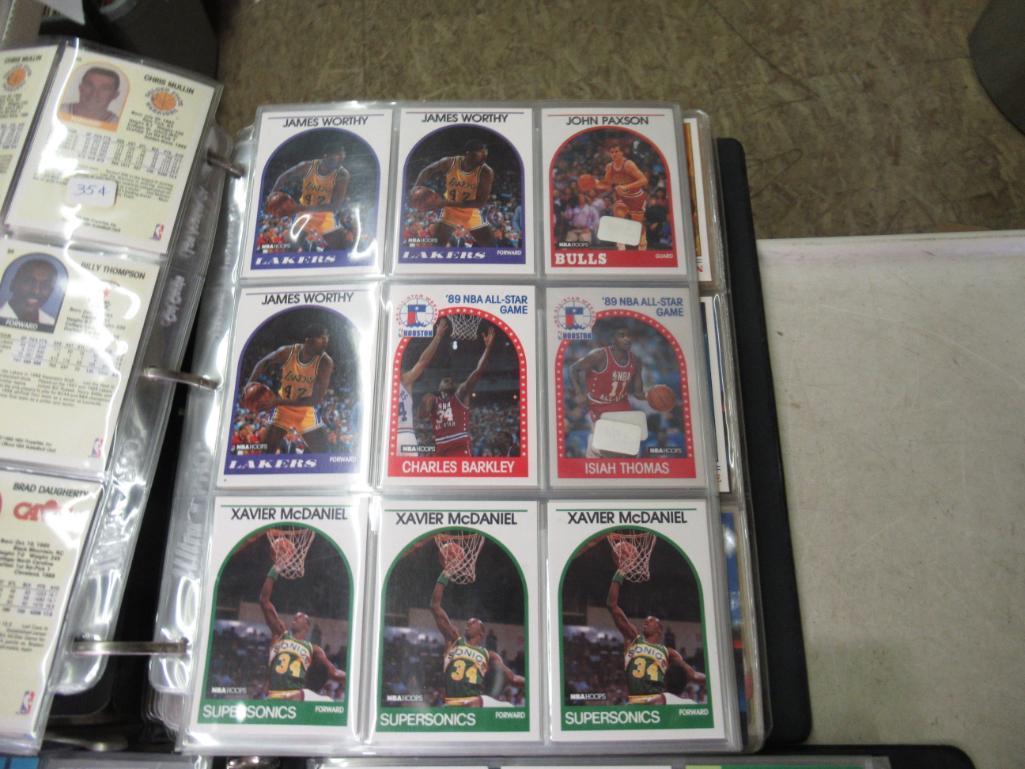 2 Binders of sport cards