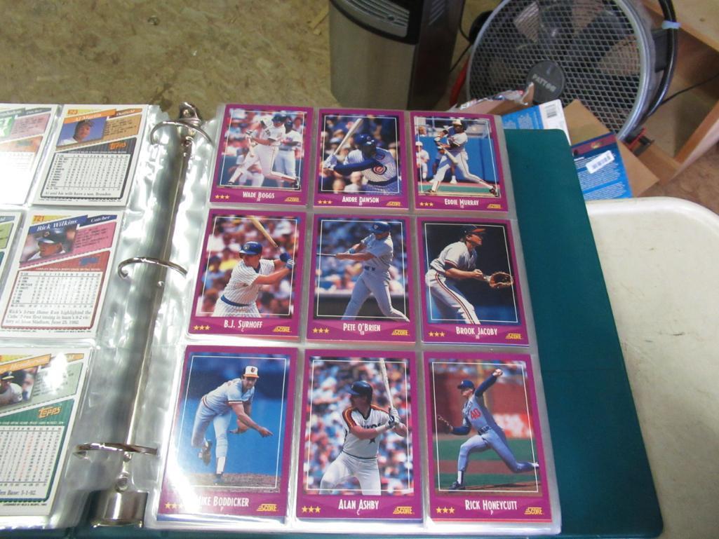 2 Binders of sport cards