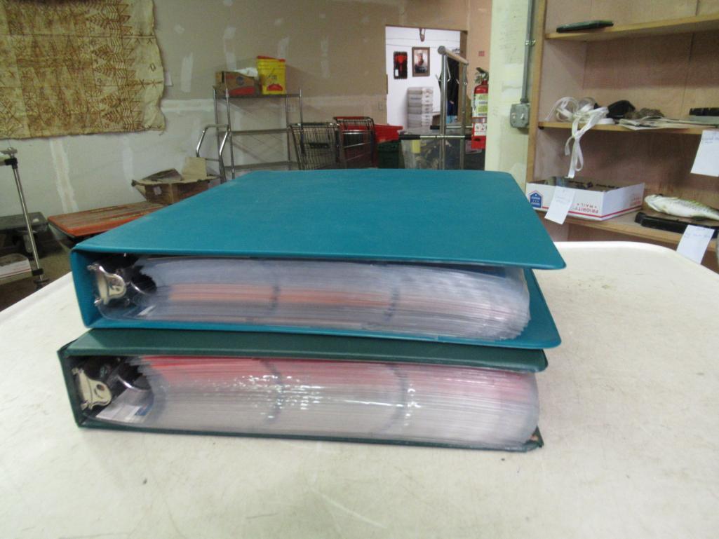 2 Binders of sport cards