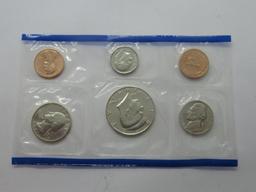 1991 United States Mint Uncirculated Coin Set in Original Envelope