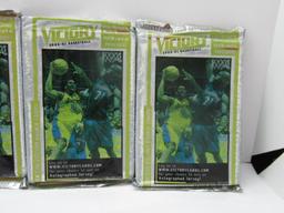 5 Unopened Packs of 2000-01 Victory Basketball Kobe or Garnett Card in Every Pack