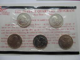 1999 United States Mint Denver Unciruclated Coin Set in Original Envelope