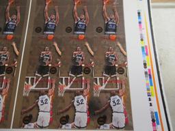 Uncut Skybox Shaq Sheet