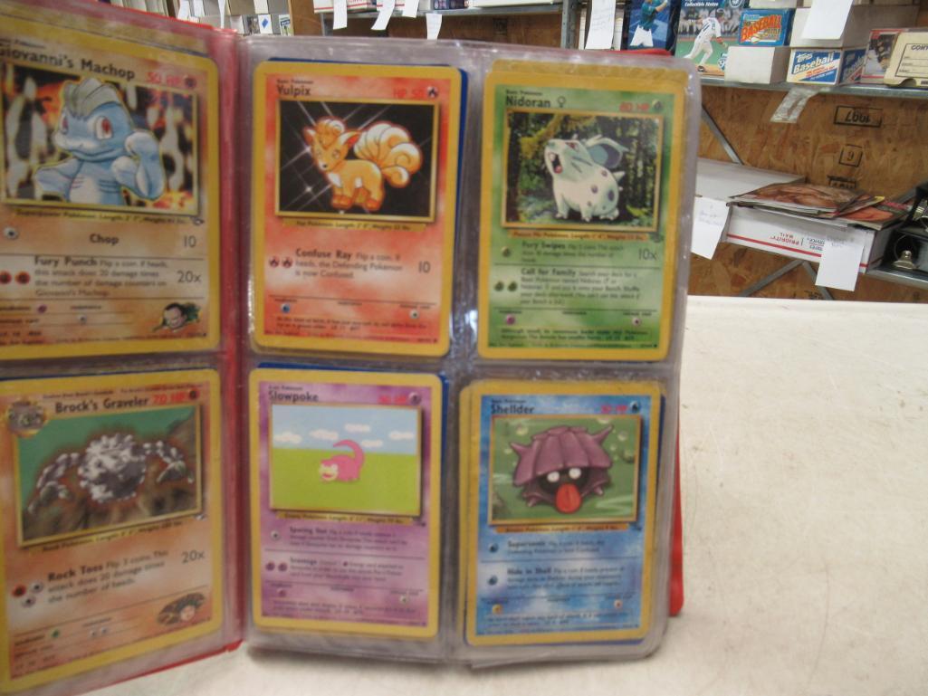 Folder of Pokemon cards