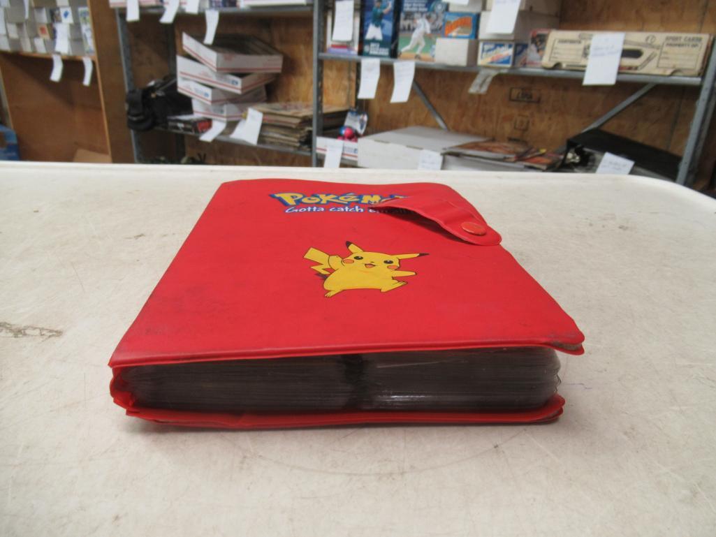 Folder of Pokemon cards