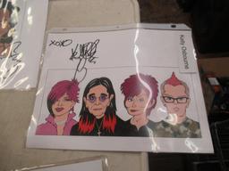Kelly osbourne autograph coa