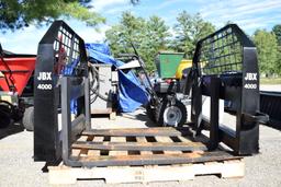 New JBX 4000  48â€� Skid Steer Fork Attachment