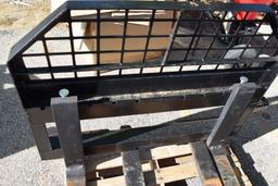 New JBX 4000  48â€� Skid Steer Fork Attachment