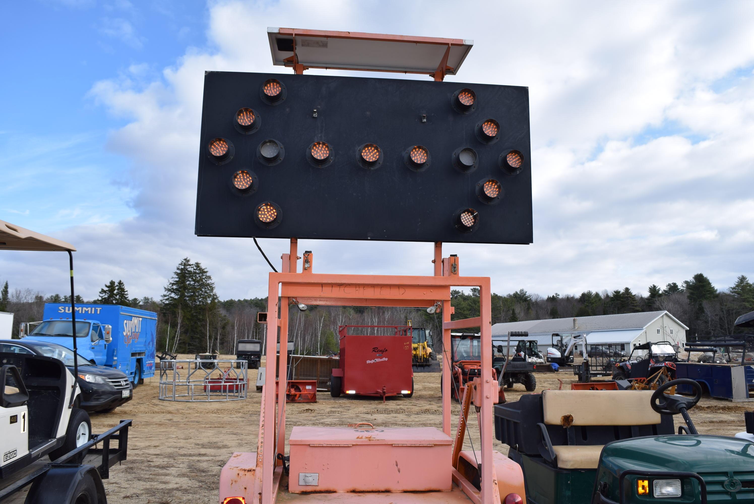 Portable Arrow Sign