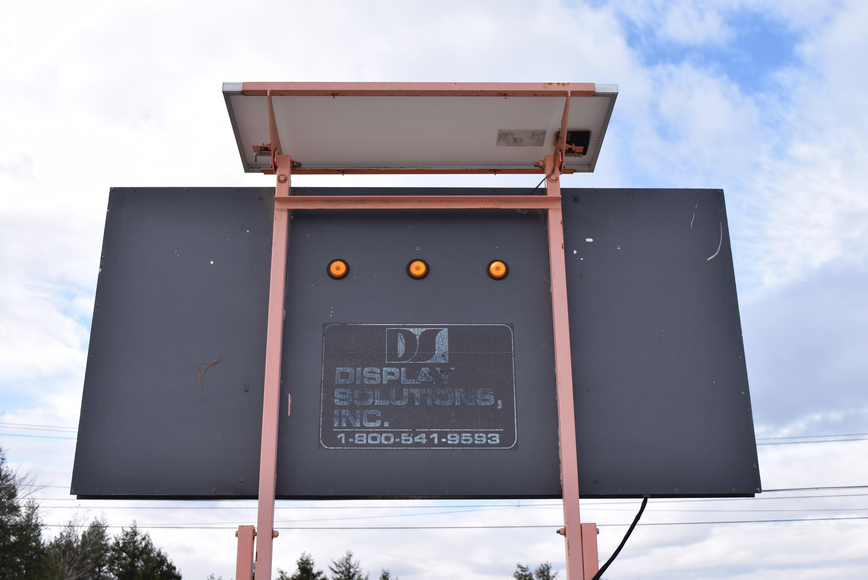 Portable Arrow Sign