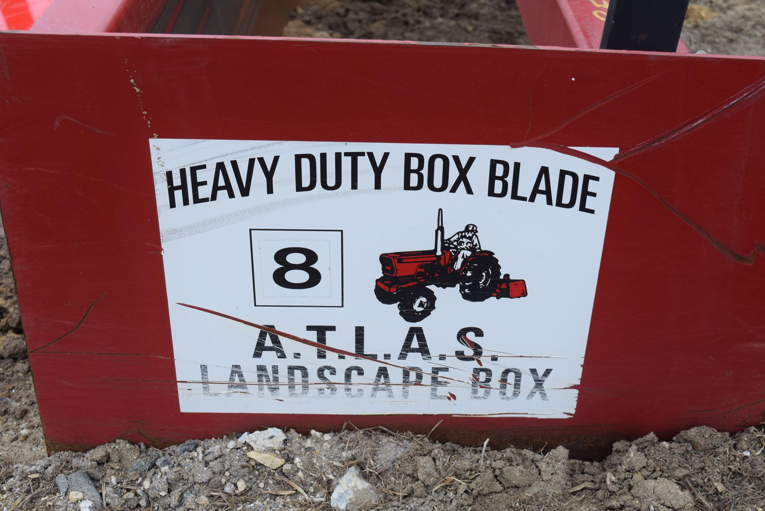 A.T.L.A.S 8ft Landscape Box Blade