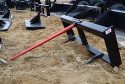 NEW  Kivel Skid Steer Hay Bale Spear Attachment