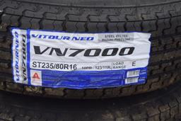 NEW Set of Four Tires ST235/80R16