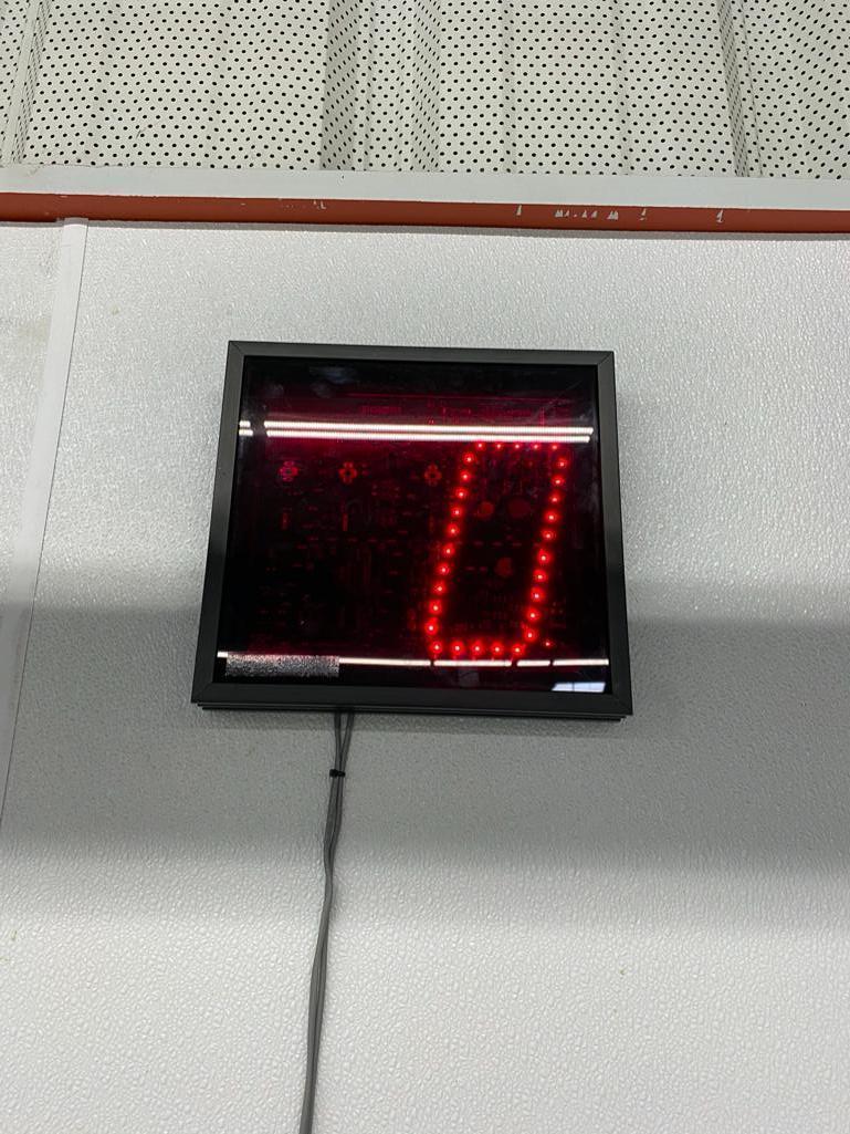 LED customer number system