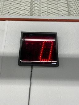 LED customer number system