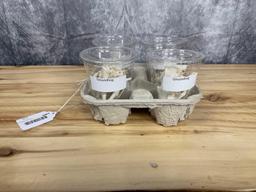4 Groundhog Skulls Good Condition