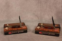 2- CASE XX C-PLATT AND SONS TINY TOOTHPICKS