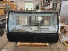 U-STAR DELI DISPLAY CASE 64 INCHES WORKING CONDITION 110V 1PH