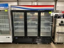 ATOSA 3 DOOR COOLER MERCHANDISER GOOD CONDITION 115V 1PH