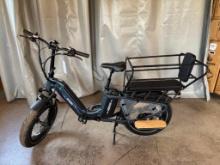 NEW HAOQI CARGO/CHILD SEAT STEP THRU E-BIKE