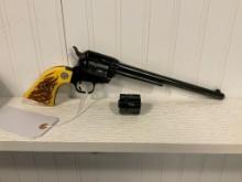 COLT FRONTIER SCOUT BUNTLINE 62, 22 MAG REVOLVER W/EXTRA CYLINDER W/BOX