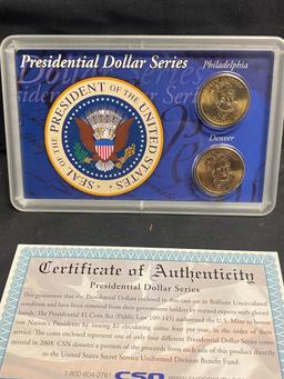 Presidential Dollar Collection 2008 Uncirculated Edition