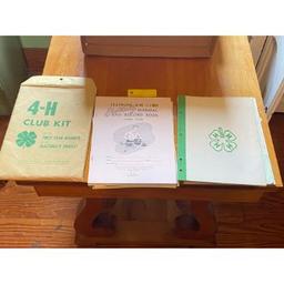 Vintage Illinois 4-H Club Manual and Record Book