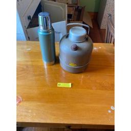 "Little Brown Jug" & Thermos