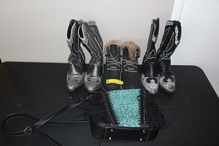 Boots & Leather Purse