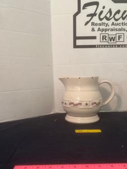 Longaberger Pottery Pitcher