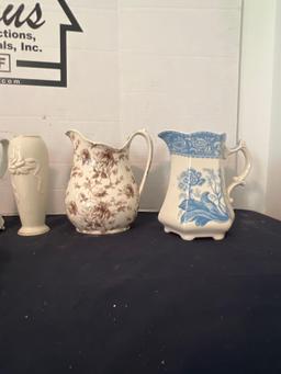 Decorative Pitchers, Vases & Plate