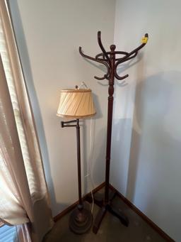 Hall Tree & Floor Lamp