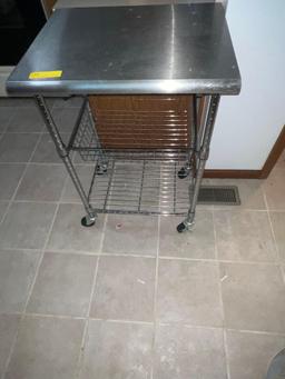 Stainless Prep Cart