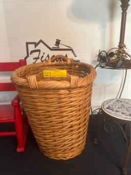 Childrens Rocking Chair, Basket & Plant Stands