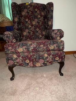 Hill Craft Floral Pattern Cushioned Chair