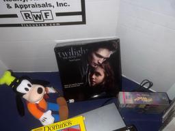 Dvd Player, Goofy Plush, CDs & Board Games
