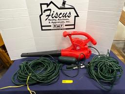 Leaf Blower & Extension Cords